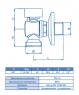 Кран для стиральной машины ECA ЗА067 