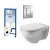 Комплект 4 в 1 унитаз подвесной с инсталяционной системой 45351900A1+ 38772001 Комплект 4 в 1 унитаз подвесной с инсталяционной системой 45351900A1+ 38772001