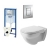 Комплект 4 в 1 унитаз подвесной с инсталяционной системой 45350900A1+ 38772001 Комплект 4 в 1 унитаз подвесной с инсталяционной системой 45350900A1+ 38772001