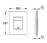 Кнопка смыва Grohe Even 38966KF0