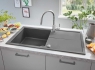 Мойка кухонная Grohe Granite K400 Grey 31641AT0