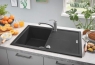 Мойка кухонная Grohe K400 Granite Black 31639AP0