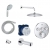 Душевой комплект скрытого монтажа Grohe GRT SmartControl 34614SC3 Душевой комплект скрытого монтажа Grohe GRT SmartControl 34614SC3
