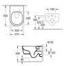 Унитаз подвесной Villeroy&Boch Avento Rimless 5656RS01 с сидением SoftClosing