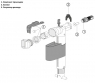 Запасные части к универсальному наполнительному клапану Sanit 510