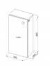 Шкафчик подвесной Aquaform FLEX 0410-640105