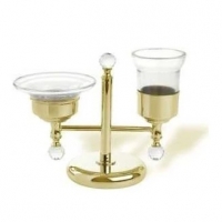 Мильниця настільна+стакан Stilhaus Smart Light SL1525 бронза 