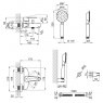 Смеситель для ванны Lidz NKS 09 35 006-3