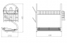 Сушарка для посуду Lidz (CRM) 121.06.09