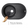 Кухонная мойка Lidz 780x500/200 BLA-03 LIDZBLA03780500200