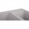Кухонная мойка с дополнительной чашей Lidz 615x500/200 GRA-09 LIDZGRA09615500200