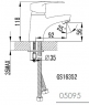 Смеситель для умывальника Imprese Lidice 05095