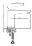 Смеситель для умывальника Cersanit Vigo AATW1000243731