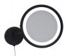 Косметическое зеркало J-mirror Zoom 04 Black, LED подсветка