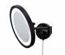 Косметическое зеркало J-mirror Zoom 04 Black, LED подсветка