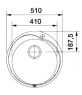 Мойка кухонная Franke Pamira RON 610-41 101.0255.785