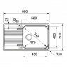 Мойка кухонная Franke Smart SRX 611-86 XL