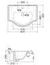 Умывальник Kerasan Retro 103004 с 1 отверстием