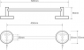 Полотенцедержатель Bemeta Omega 104104022