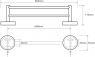 Полотенцедержатель Bemeta Omega 104104052