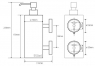 Дозатор жидкого мыла Bemeta Neo 104109035