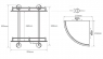 Полка угловая двойная с открытым бортом Bemeta Omega 104202142