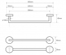 Полотенцедержатель Bemeta Omega 104204262