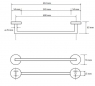 Полотенцедержатель Bemeta Omega 104204342