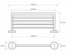 Полочка для полотенец Bemeta Omega 104205082