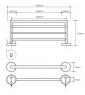 Полочка для полотенец Bemeta Neo 104205085