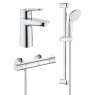 Набор смесителей для душа и умывальника BauEdge/New Tempesta Classic 34105TS