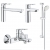 Набор смесителей для ванны и кухни Grohe BauLoop 123225MK