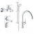 Набор смесителей для ванны и кухни Grohe BauFlow 121640K Набор смесителей для ванны и кухни Grohe BauFlow 121640K
