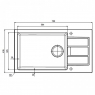 Мойка кухонная Franke Sirius Tectonite SID 611-78 XL Slim 114.0497.982