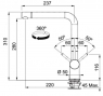 Смеситель для мойки Franke Active Plus 115.0373.815