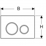 Кнопка смыва Geberit Sigma 21 115.651.SJ.1