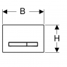 Кнопка смыва Geberit Sigma 50 115.672.00.2