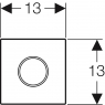 Система электронного управления смывом писсуара Geberit 116.025.SN.1, тип 10