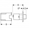 Клавиша дистанционного смыва Geberit 116.052.21.1