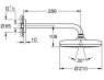 Верхний душ Grohe Tempesta 210 26411000