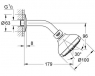 Верхний душ Grohe New Tempesta 100 27870001