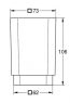 Стакан для зубных щеток Grohe Selection Cube 40783000