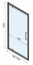 Душевая кабина Rea Rapid Swing KPL-009957 100x100 см