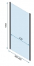 Душевая кабина Rea Rapid Slide KPL-09872 160x90 см