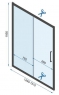 Душевая кабина Rea Rapid Slide KPL-09891 150x100 см