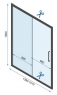 Душевая кабина Rea Rapid Slide KPL-09887 140x90 см