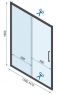 Душевая кабина Rea Rapid Slide KPL-09866 140x90 см