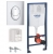 Система инсталляции Grohe Rapid SL 39503000 с клавишей Skate Air S Система инсталляции Grohe Rapid SL 39503000 с клавишей Skate Air S