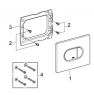Система инсталляции для подвесного унитаза Grohe Rapid SL 3885800A с кнопкой Arena Cosmopolitan