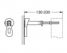 Система инсталляции для подвесного унитаза Grohe Rapid SL 38732BRA с кнопкой Skate Cosmopolitan